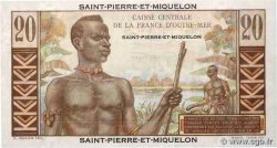 20 Francs Émile Gentil SAINT PIERRE AND MIQUELON  1946 P.24 UNC