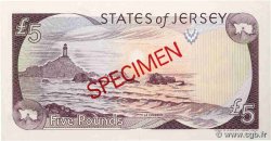 5 Pounds Spécimen JERSEY  1993 P.21s NEUF