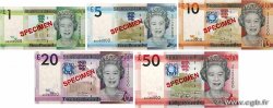 1 au 50 Pounds Spécimen JERSEY  2010 P.32s au P.36s UNC