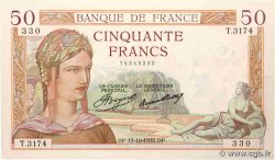 50 Francs CÉRÈS FRANCIA  1935 F.17.18