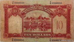 10 Dollars HONG KONG  1954 P.055c TB