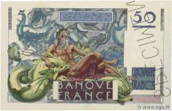 50 Francs LE VERRIER Spécimen FRANCE  1946 F.20.01Sp XF+