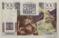 500 Francs CHATEAUBRIAND Spécimen FRANCE  1945 F.34.01Sp XF