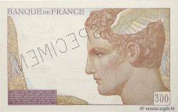 300 Francs Spécimen FRANCE  1938 F.29.01Sp AU-