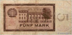 5 Mark REPúBLICA DEMOCRáTICA ALEMANA  1964 P.22a RC+