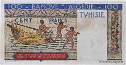 100 Francs TúNEZ  1948 P.24 BC+