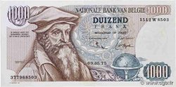1000 Francs BÉLGICA  1975 P.136b