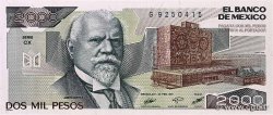 2000 Pesos MEXICO  1987 P.086b