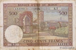 500 Francs MARUECOS  1950 P.46