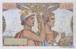 5000 Francs TERRE ET MER FRANCIA  1949 F.48.01 BC+
