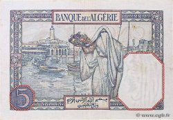 5 Francs TúNEZ  1933 P.08a MBC+