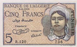 5 Francs TúNEZ  1944 P.15