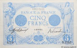 5 Francs BLEU FRANCE  1913 F.02.13 XF