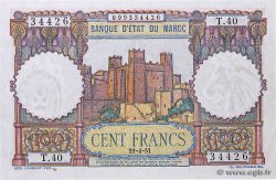 100 Francs MARUECOS  1951 P.45