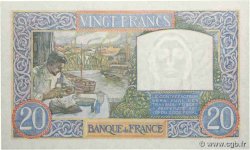 20 Francs TRAVAIL ET SCIENCE FRANCE  1940 F.12.11 XF+