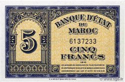 5 Francs MARUECOS  1943 P.24
