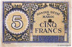 5 Francs MARUECOS  1943 P.33