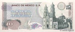 10 Pesos MEXICO  1975 P.063h XF