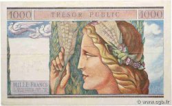 10NF sur 1000 Francs TRÉSOR PUBLIC FRANCE  1960 VF.38.01 VF+