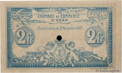 2 Francs Annulé ALGÉRIE Oran 1915 JP.141.16 SUP+