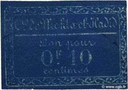 10 Centimes ALGÉRIE Bénisaf 1916 K.308