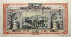 1000 Drachmes Spécimen GRÈCE  1921 P.069s TTB+