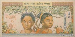 1 Piastre FRANZÖSISCHE-INDOCHINA  1942 P.074 fST+
