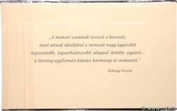 2000 Forint Set de présentation HONGRIE  2000 P.186a NEUF