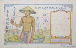 1 Piastre FRANZÖSISCHE-INDOCHINA  1932 P.052 VZ