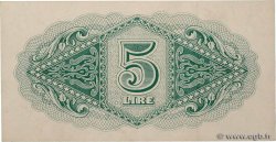 5 Lire LIBYA  1943 P.M3a AU