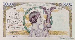 5000 Francs VICTOIRE Impression à plat FRANCE  1942 F.46.36 XF