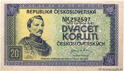 20 Korun CZECHOSLOVAKIA  1945 P.061
