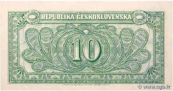 10 Korun CZECHOSLOVAKIA  1945 P.060a UNC