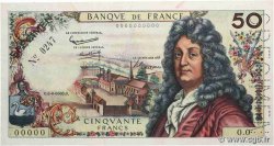 50 Francs RACINE Spécimen FRANCE  1962 F.64.01Spn XF