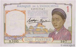 1 Piastre FRENCH INDOCHINA  1936 P.054b