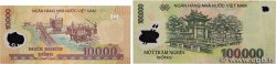 10000 et 100000 Dong Lot VIETNAM  2005 P.119a et P.122b XF