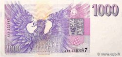 1000 Korun CZECH REPUBLIC  1993 P.08a XF-
