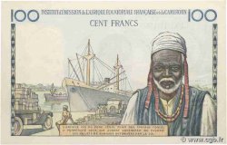 100 Francs Félix Éboué IE Petit numéro AFRIQUE ÉQUATORIALE FRANÇAISE  1957 A.141a AU