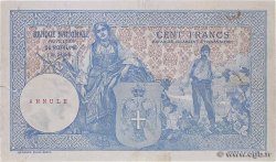 100 Dinara Annulé SERBIA  1905 P.12a VF+