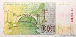 100 Una BOSNIA HERZEGOVINA  1991 P.- UNC