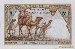 50 Francs DJIBOUTI  1952 P.25 pr.NEUF