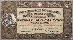 5 Francs SUISSE  1951 P.11o