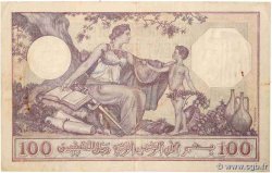 100 Francs TUNISIE  1929 P.10a TB+