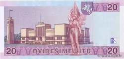 20 Litu Petit numéro LITHUANIA  2001 P.66 UNC