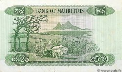 25 Rupees ISOLE MAURIZIE  1967 P.32b SPL