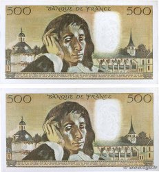 500 Francs PASCAL Consécutifs FRANKREICH  1971 F.71.07 VZ+