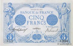 5 Francs BLEU FRANCIA  1913 F.02.16