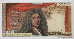 500 Nouveaux Francs MOLIÈRE FRANCE  1966 F.60.09 XF-