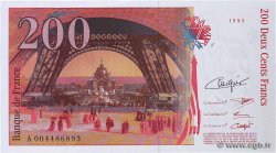 200 Francs EIFFEL FRANCE  1995 F.75.01A SPL