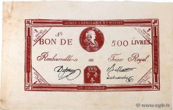 500 Livres Louis XVII Faux FRANCE  1794 Laf.278 XF
